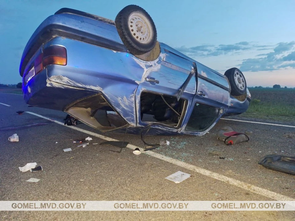 Авария унесла жизнь 19-летней девушки. Фото: УВД Гомельского облисполкома.