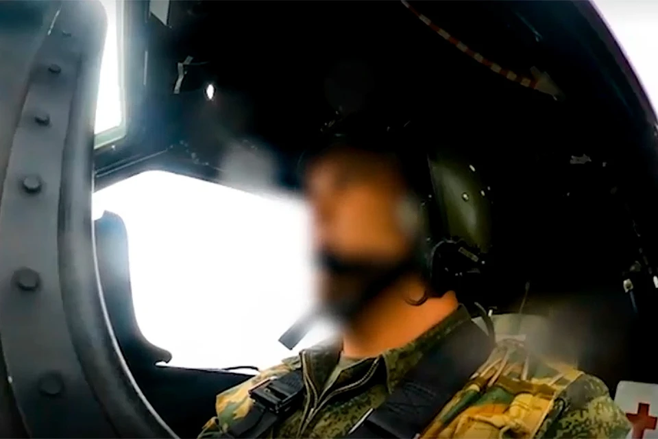 Миноборрны показало боевую работу экипажей вертолетов Ми-28нм совместо с Ка-52м.