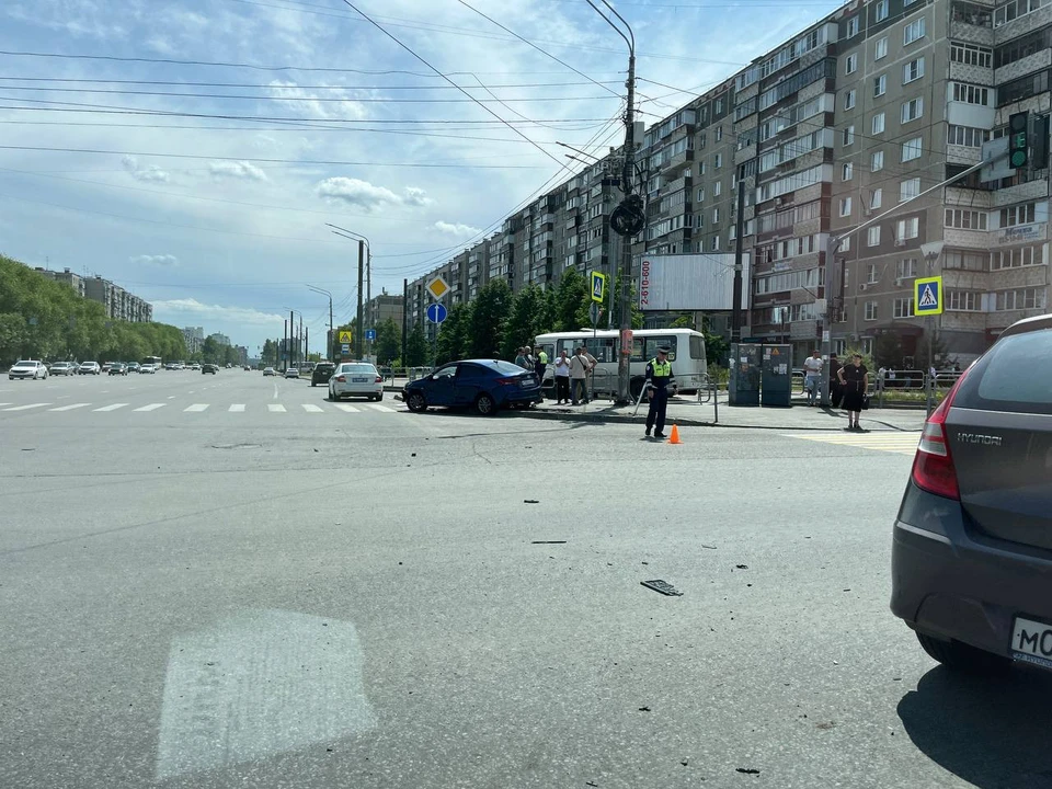 Пострадал маленький пассажир иномарки