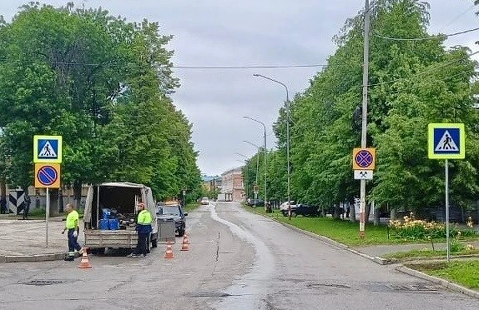 В Ульяновске на перекрёстке Ленина и Энгельса появился новый пешеходный переход. ФОТО: тг-канал Правого берега Ульяновск