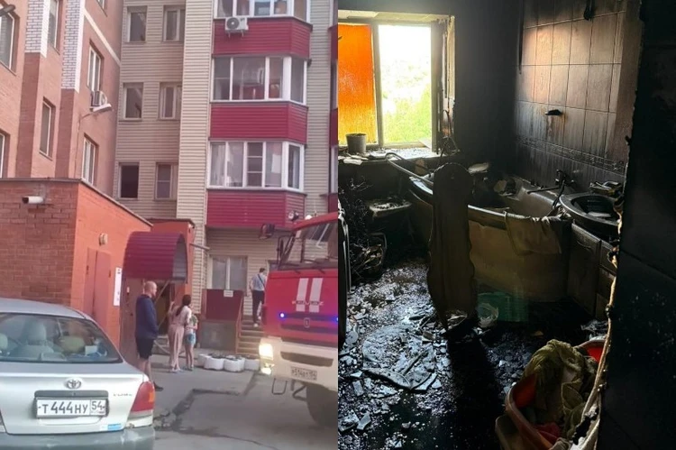 «Они с ребенком были в дальней комнате»: многодетная мать погибла в ночном пожаре в Новосибирске — ее сын находится в реанимации