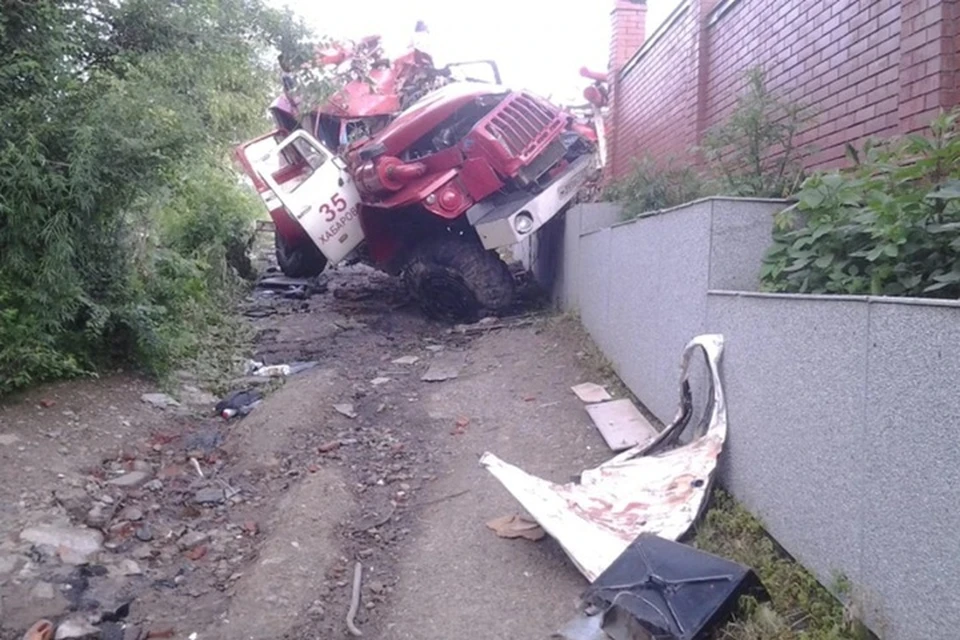 Двое пожарных погибли в ДТП под Хабаровском