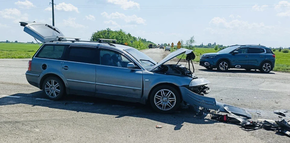 Дорога после аварии.