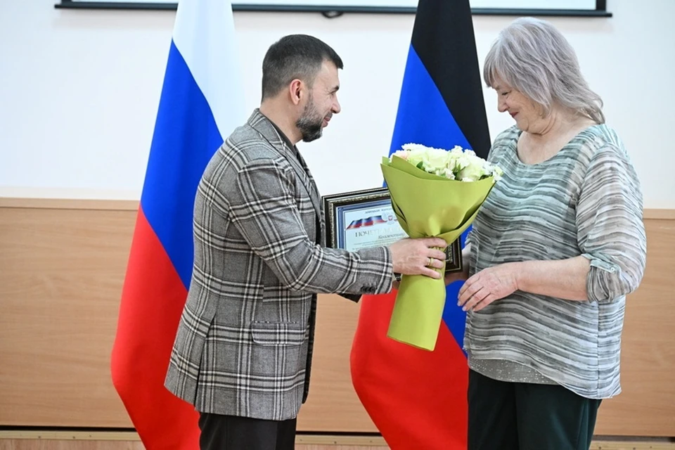 Глава ДНР Денис Пушилин наградил врачей Республики. Фото: Сайт Главы ДНР