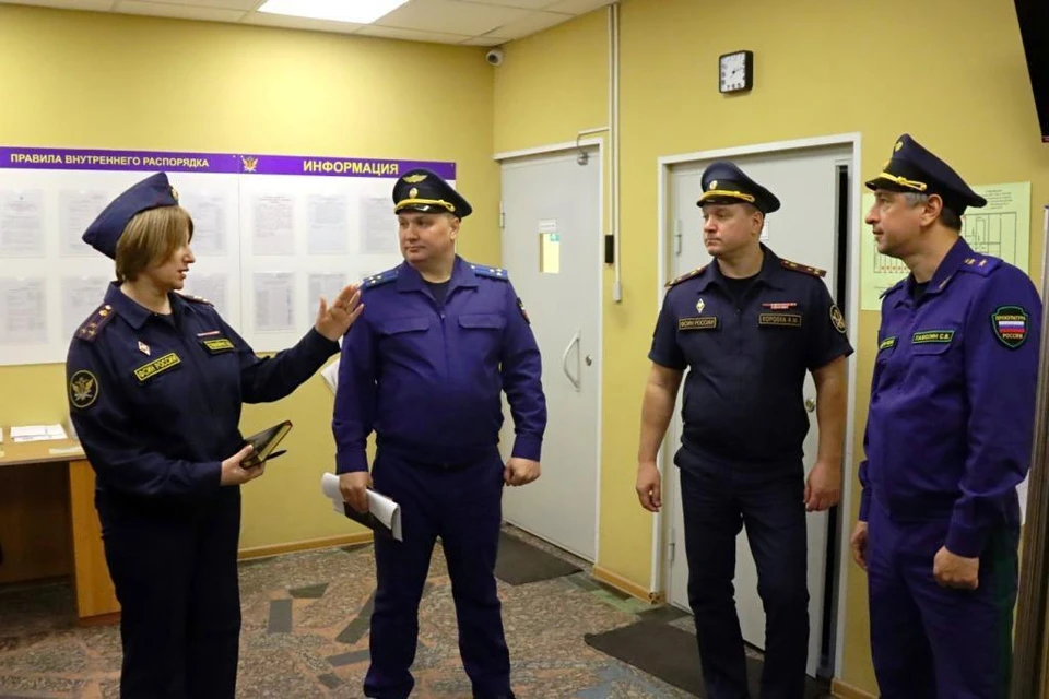 С проверкой пришли в исправительный участок № 2 Мурманска. Фото: прокуратура Мурманской области
