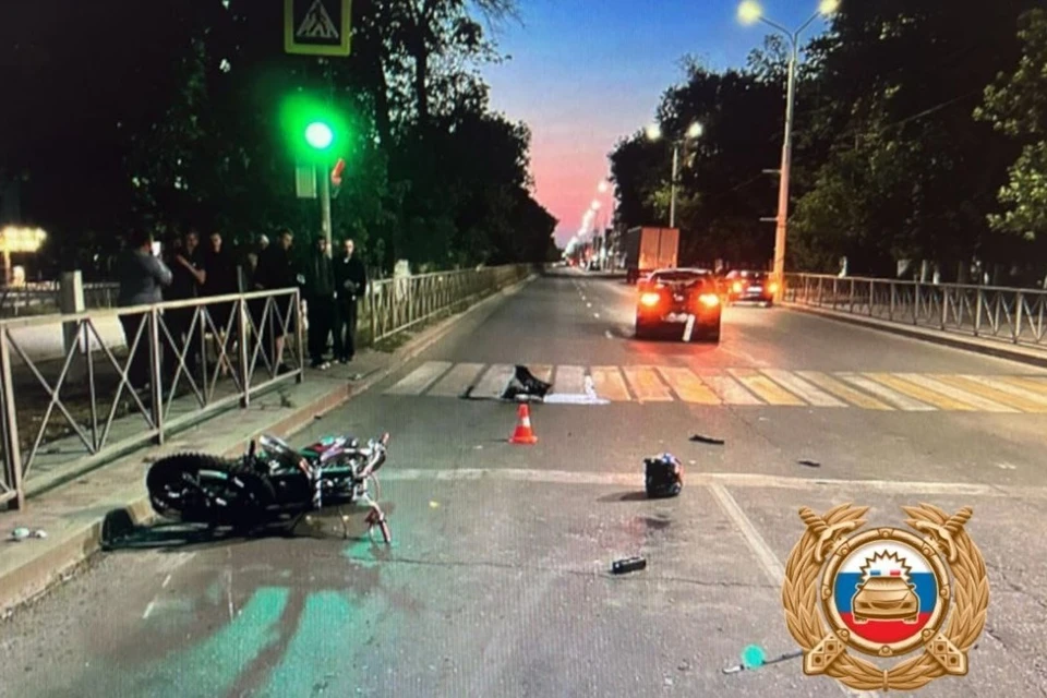 В Новочеркасске двое молодых людей пострадали в аварии с мотоциклом. Фото: Госавтоинспекция РО