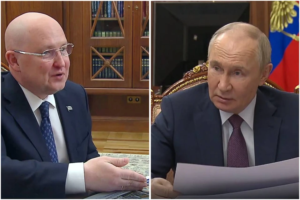 Михаил Развожаев доложил Владимиру Путину о главных задачах на ближайшее время. Фото: Видео t.me/razvozhaev