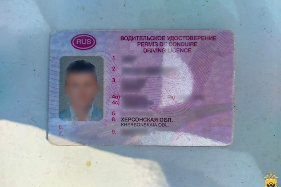 С поддельными правами катался житель Херсонской области до встречи с ГИБДД. Фото: ГУ МВД России по Херсонской области