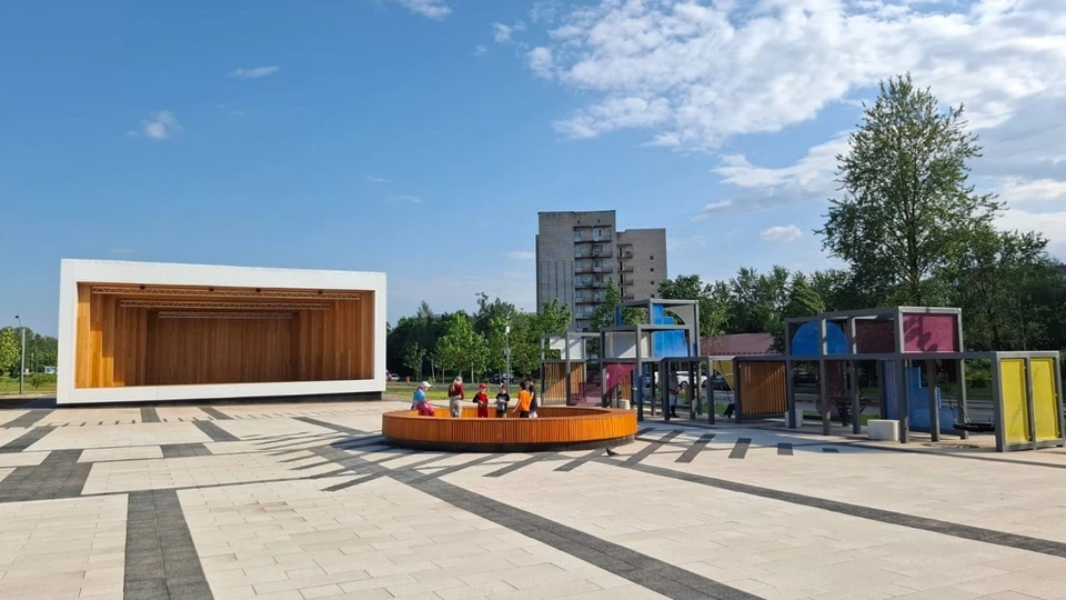 Пример благоустройства в Удомле.