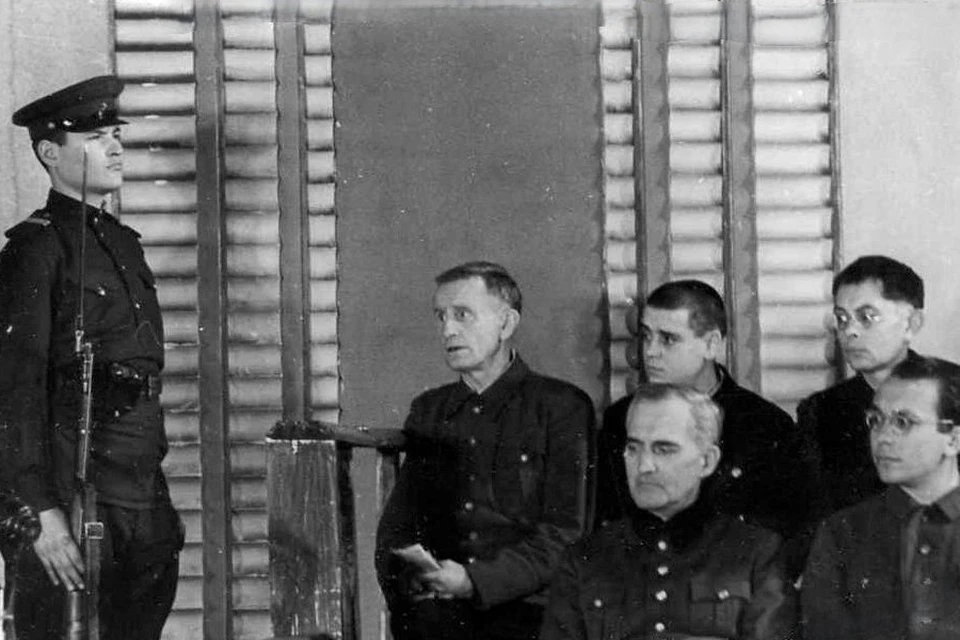 Глаза нацистов, представших перед судом, были наполнены животным страхом. Фото: из открытых интернет-источников