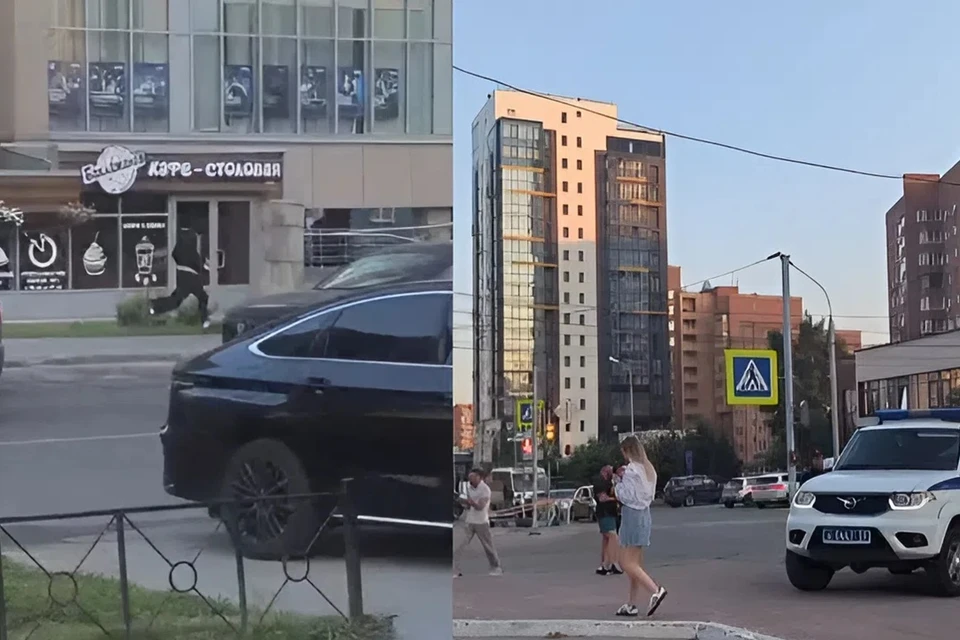 Драка произошла на перекрестке улиц Крылова и семьи Шамшиных. Фото: Предоставлено очевидицей