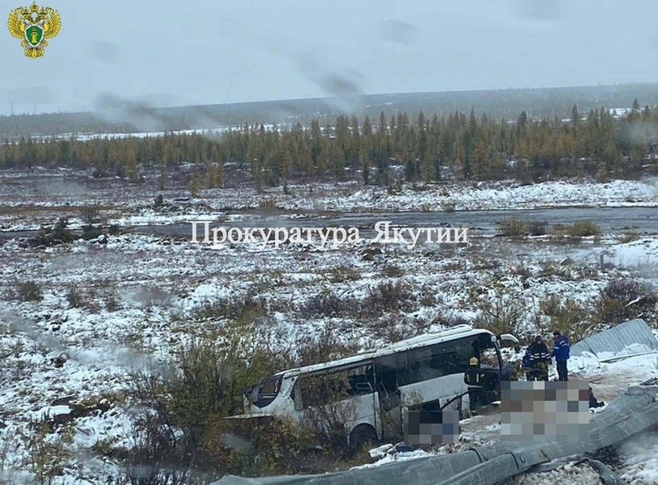 Пять человек погибли: Суд Алданского района вынес приговор водителю автобуса, виновному в смертельном ДТП. Фото: прокуратура Якутии