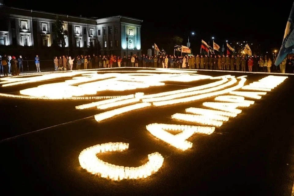 На площади Славы появится огненная картина войны.