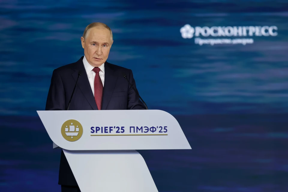 Владимир Путин озвучил хорошие новости для новых брендов из России: обещание президента. Фото: Вячеслав Викторов / РОСКОНГРЕСС.