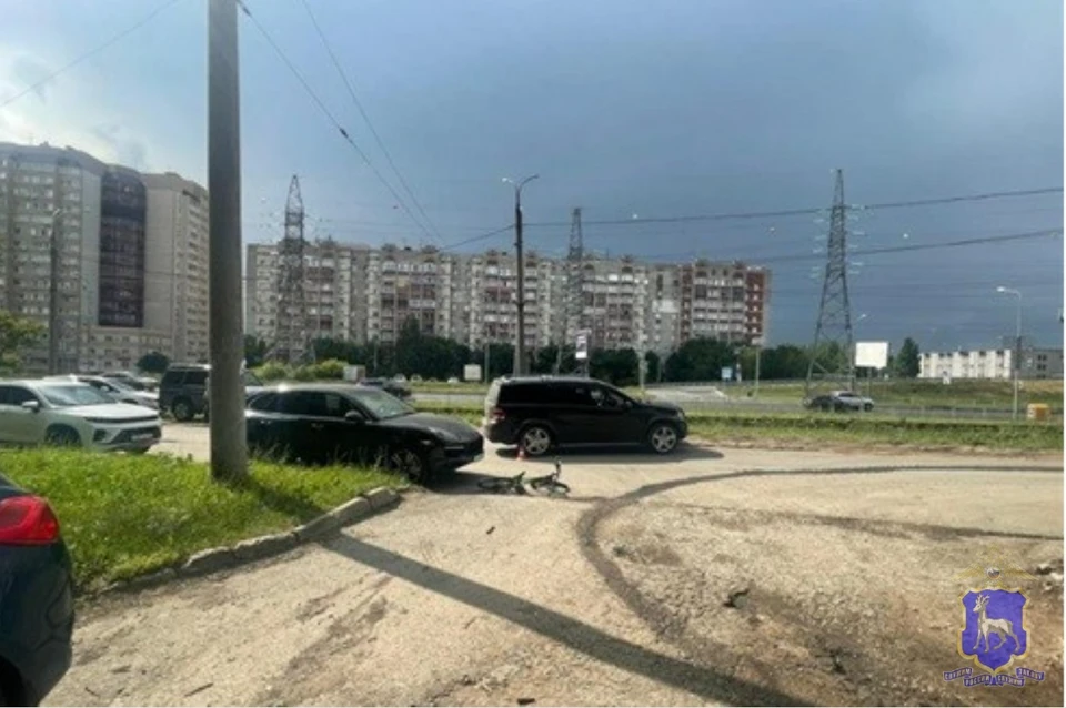 Невнимательный подросток попал в аварию на дублере Демократической. Фото: ГУ МВД по Самарской области