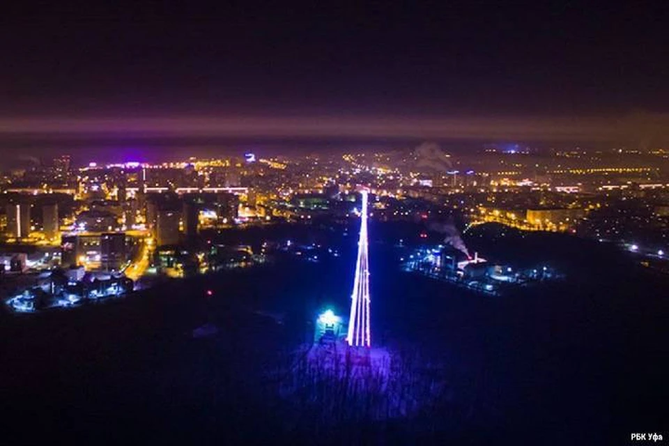 Подсветка станет символом уважения к подвигам героев Великой Отечественной войны. Фото: РБК Уфа.