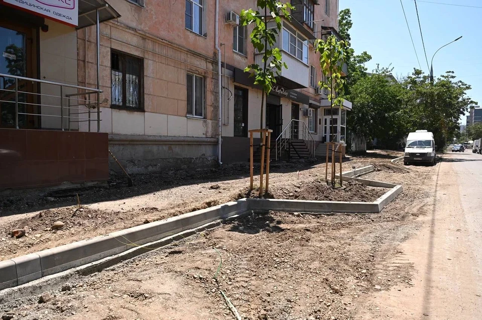 В Краснодаре ремонтируют улицу Рашпилевскую Фото: пресс-служба городской администрации