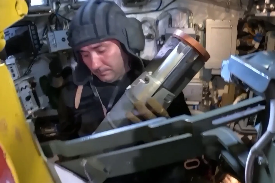 Боевая работа танкового экипажа