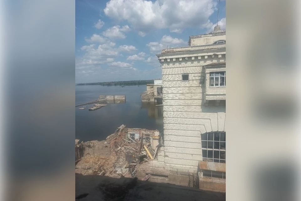 Плотину и водохранилище Каховской ГЭС восстановят после окончания СВО. Фото: тг-канал павла Филипчука