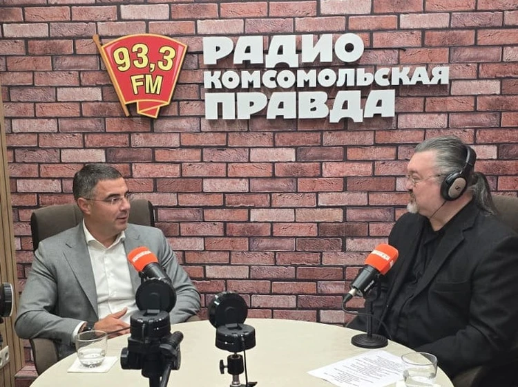 Алексей Эрк - в эфире радио «Комсомольская правда» в Туле
