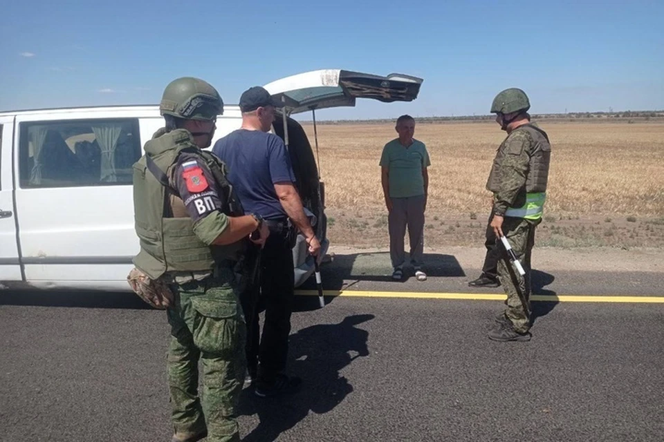 Проверки военной автоинспекции снижают аварийность на херсонских дорогах. Фото: ВАИ Южного военного округа