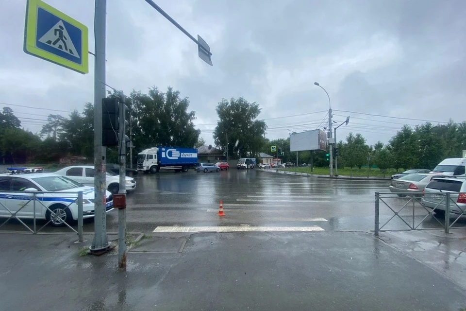 13-летняя девочка пострадала в ДТП в Новосибирске. Фото: ГАИ Новосибирской области