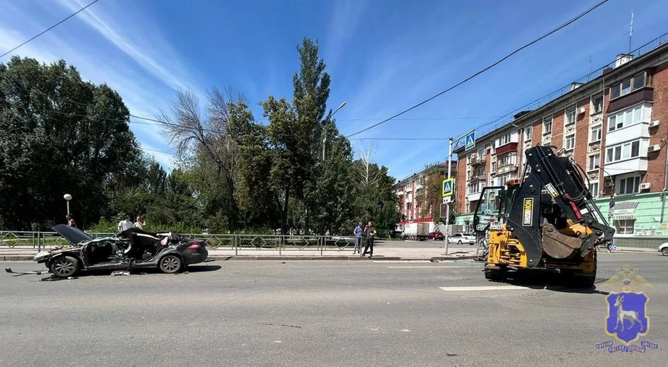 Водителя легковушки госпитализировали с травмой головы
