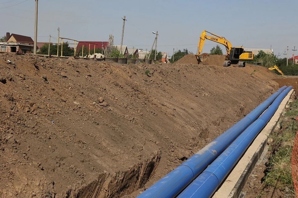 Сейчас в Матвеевом Кургане ведется реконструкция подводящих водопроводных сетей. Фото: сайт правительства Ростовской области