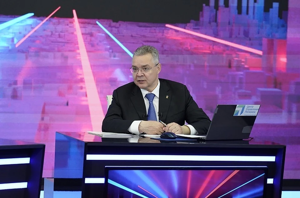 Владимиров также рассказал о планах краевых властей в сфере здравоохранения. Фото: пресс-службы губернатора СК