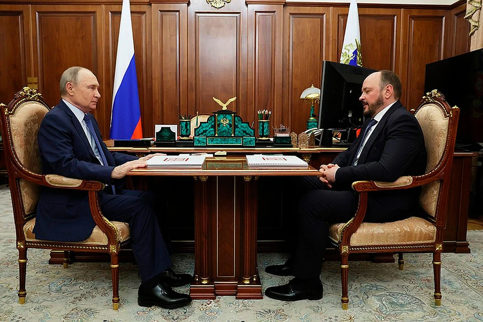 Владимир Путин встретился в Кремле с президентом Российской ассоциации производителей удобрений Андреем Гурьевым.
