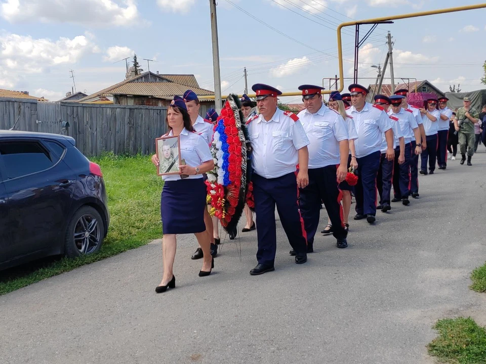 В Новоспасском районе проводили в последний пусть бойца СВО. ФОТО: администрация Новоспасского района