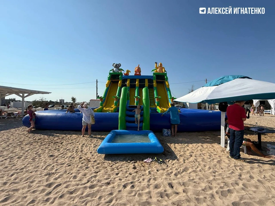 Под Евпаторией закрыли опасный водный аттракцион. Фото: Алексей Игнатенко/Tg