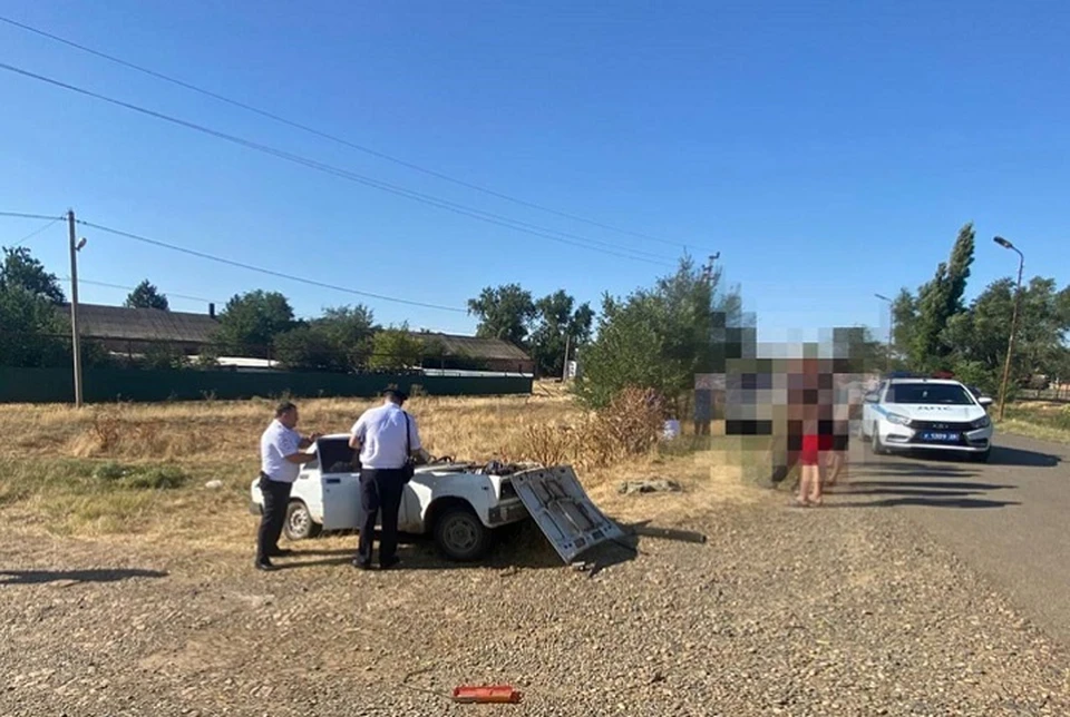 В результате автоаварии водитель-лихач скончался на месте. Фото: ГАИ СК.