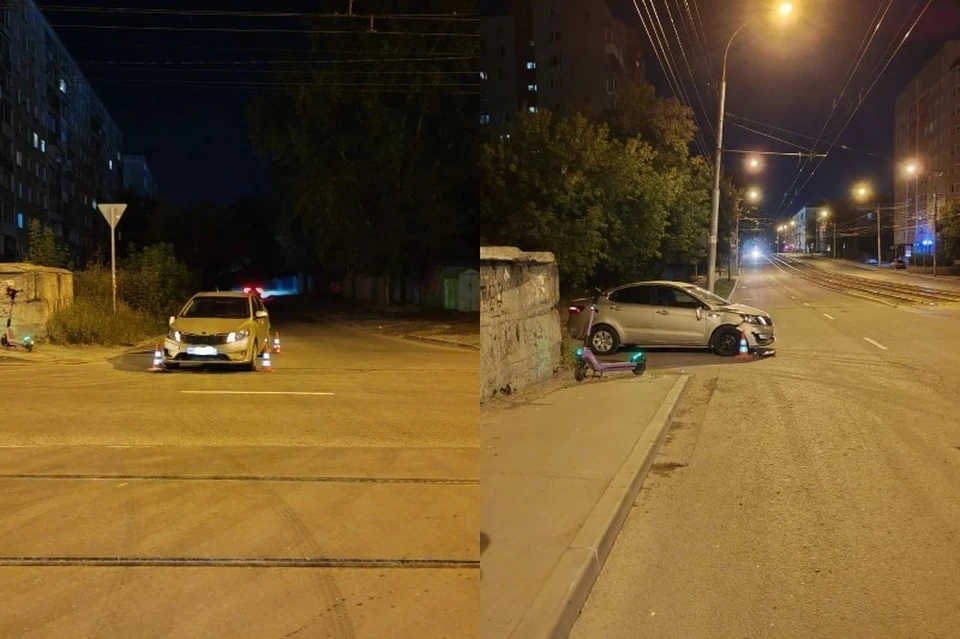 Обстоятельства аварии выясняет полиция. Фото: ГАИ Новосибирска