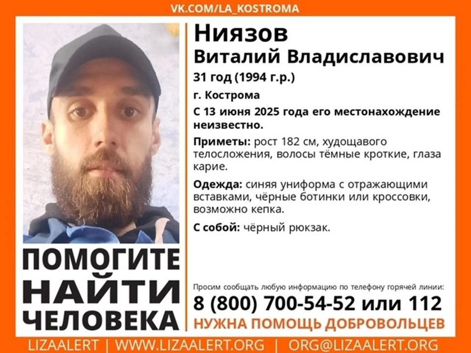 Фото: ДПСО "ЛизаАлерт" Костромской области