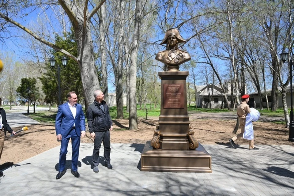 В регионе чтят память адмирала Ушакова. Фото: тг-канал Владимира Сальдо