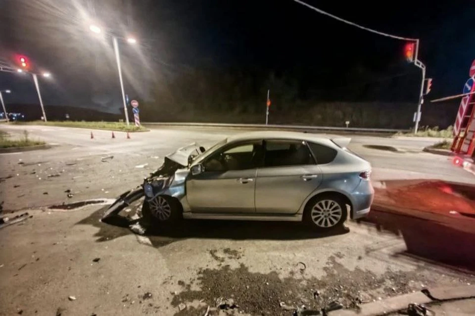 Жертвами аварии стали водитель и пассажир Toyota Corolla Axio. Фото: Полиция Приморья