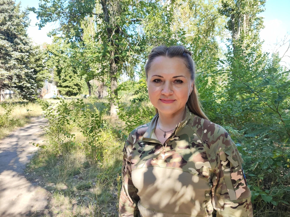 Юля приехала в ЛНР из Новосибирска
