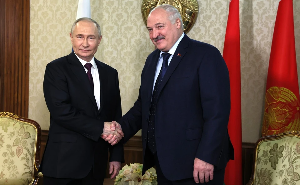 Президент России Владимир Путин и Белоруссии Александр Лукашенко