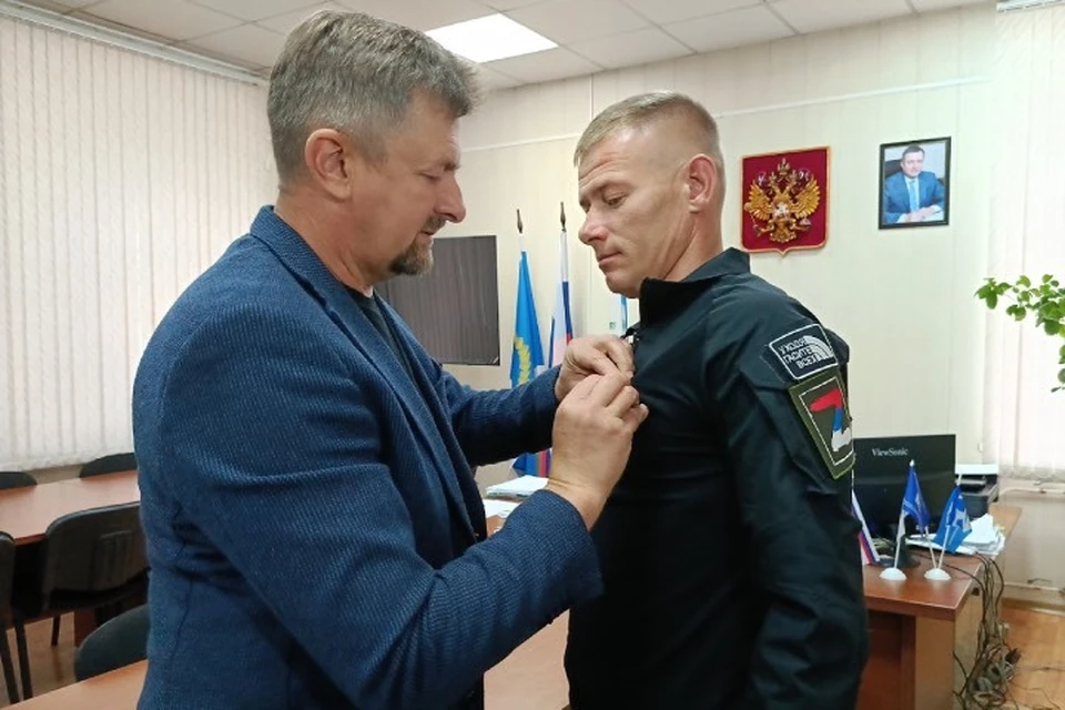 Житель Нижнеудинского района награжден медалью «За отвагу». Фото: пресс-служба администрации Нижнеудинского района