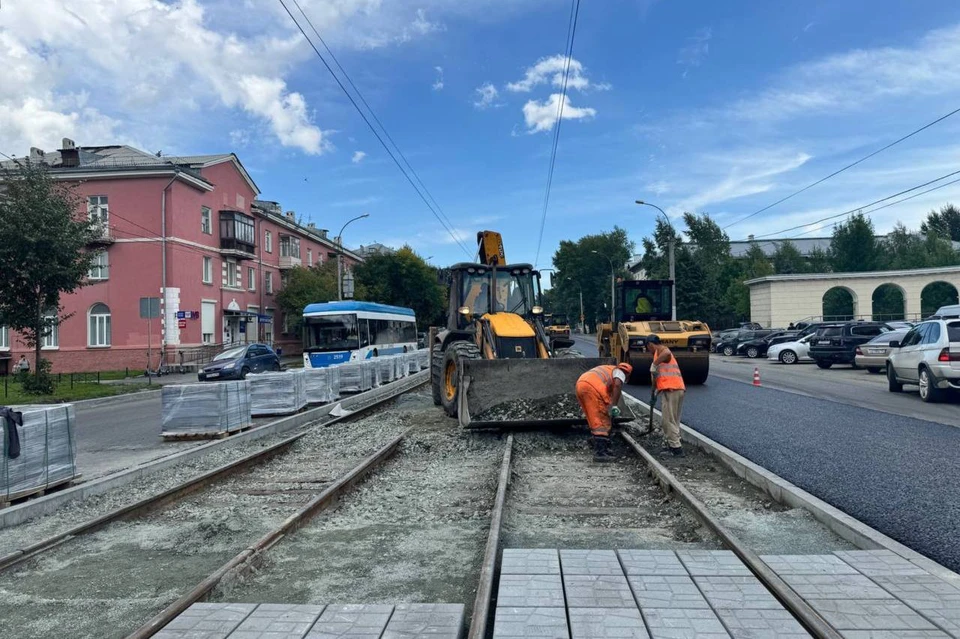 В Новосибирске отремонтировали больше половины улицы Мира. Фото: телеграм-канал Максима Кудрявцева