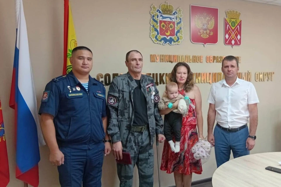 Мужчина получил тяжелое ранение в одном из боев. Фото: ТГ-канал Сергея Савченко
