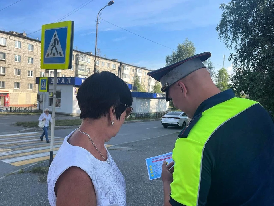 В Свердловской области ГАИ проводит акцию по безопасности пешеходов. Фото: Госавтоинспекция Свердловской области