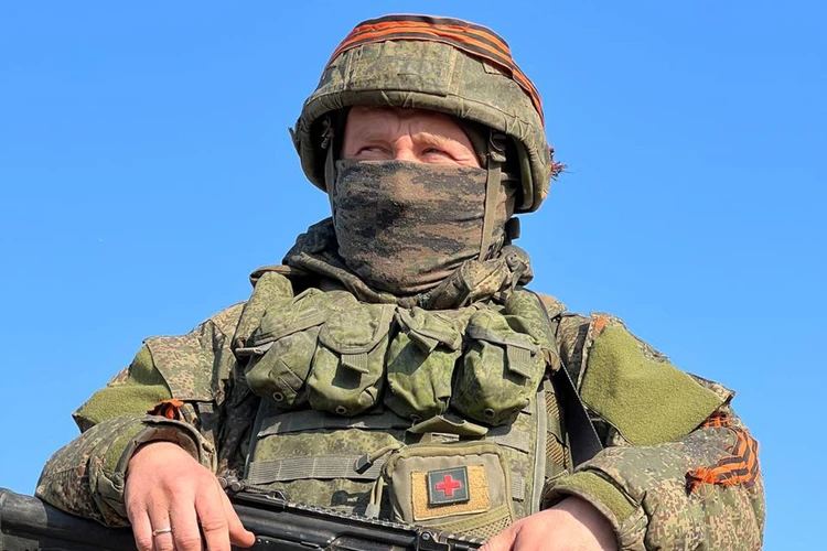 Герой спецоперации «Z» Олег Батырев сбил дрон ВСУ перед позициями