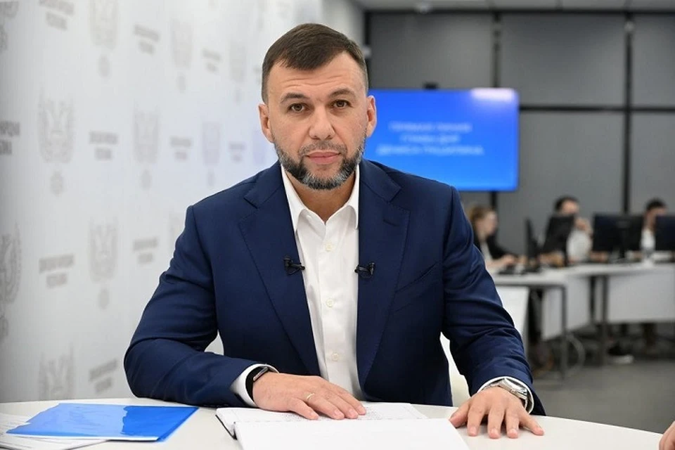 В ходе прямой линии Денис Пушилин подчеркнул, что активные работы по восстановлению водоснабжения начнутся сразу после освобождения Славянска. Фото: сайт Главы ДНР