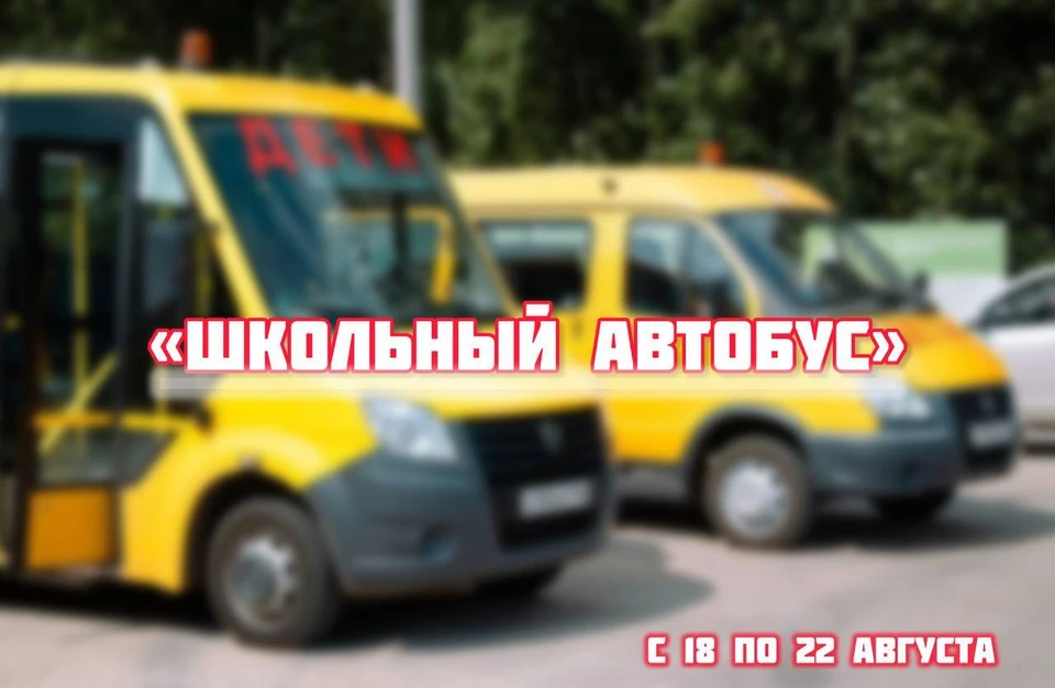 Профилактическое мероприятие «Школьный автобус» будут проводить в течение всей текущей рабочей недели.