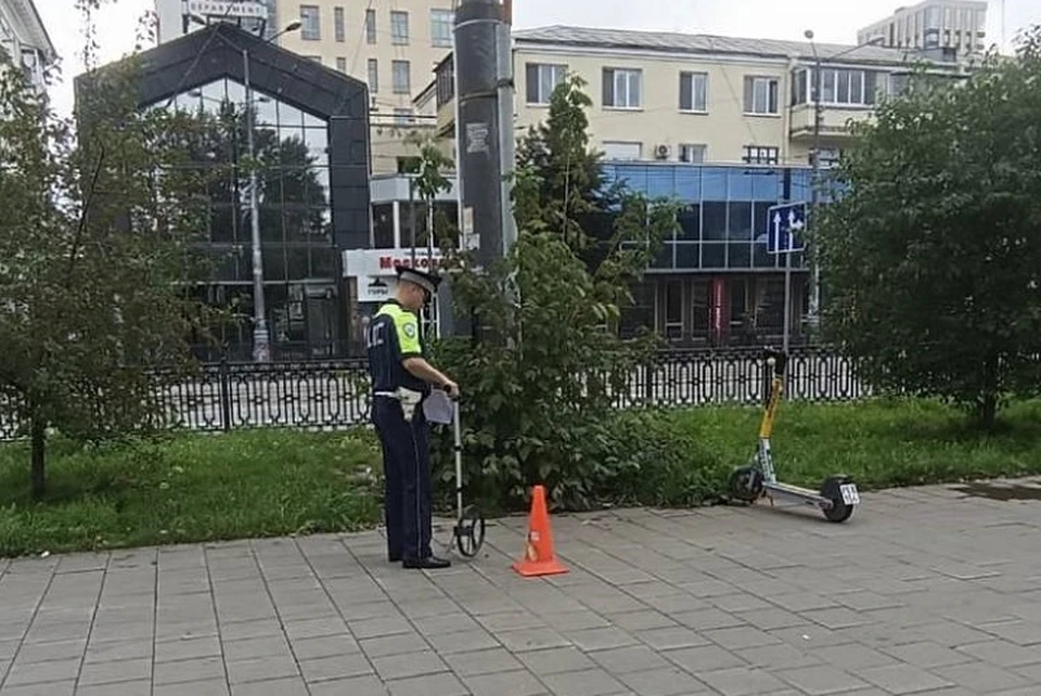 В ДТП с электросамокатчиком пострадал школьник. Фото: Госавтоинспекция Екатеринбурга