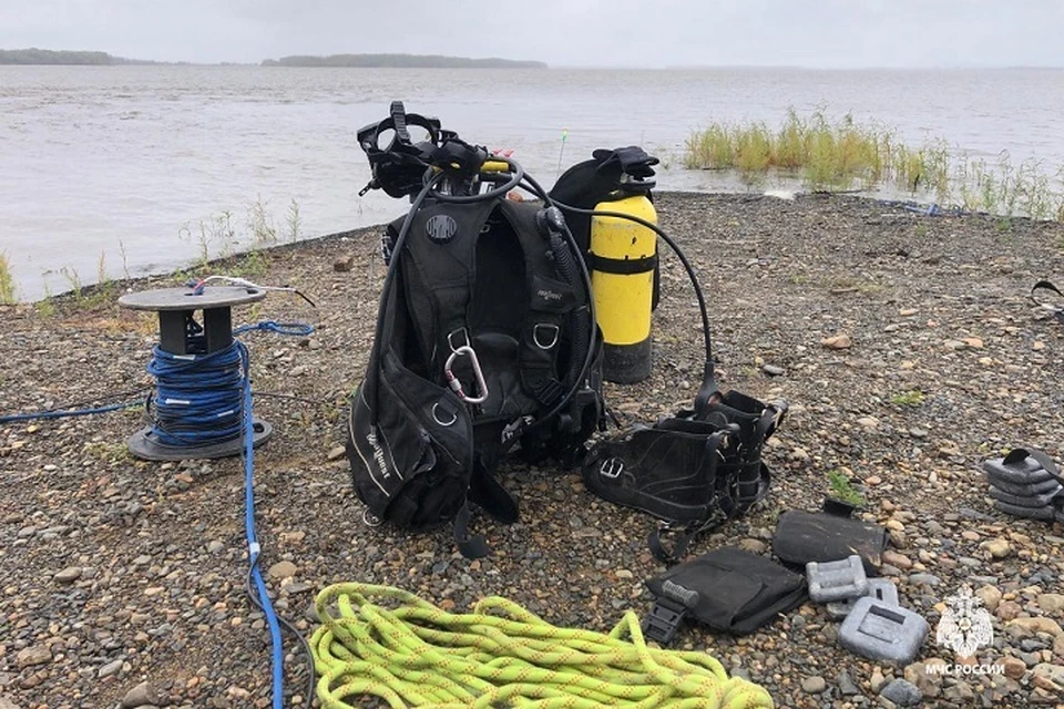 Тела двух пропавших мальчиков в Амурске нашли водолазы Фото: МЧС Хабаровского края