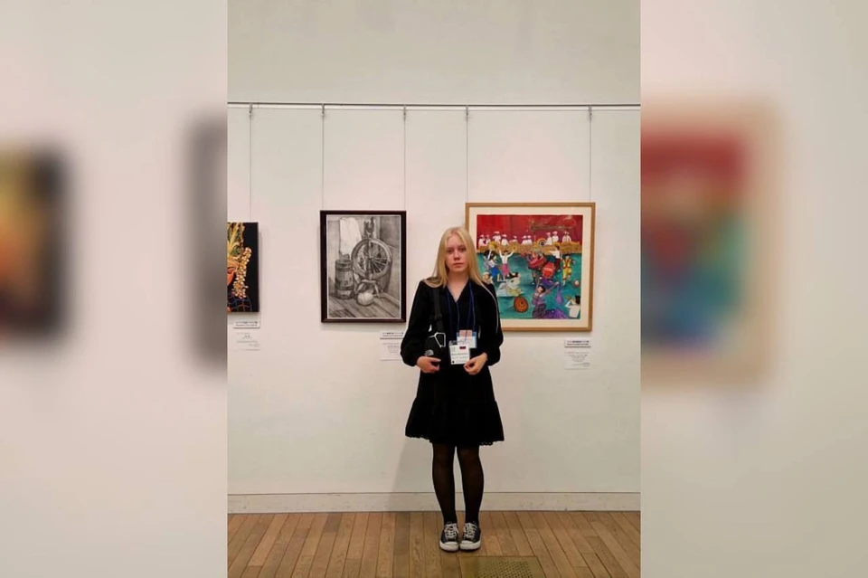 Работа школьницы «Натюрморт с прялкой» была высоко оценена международным жюри. На фото: Мария Хохлова. Фото: Культура24