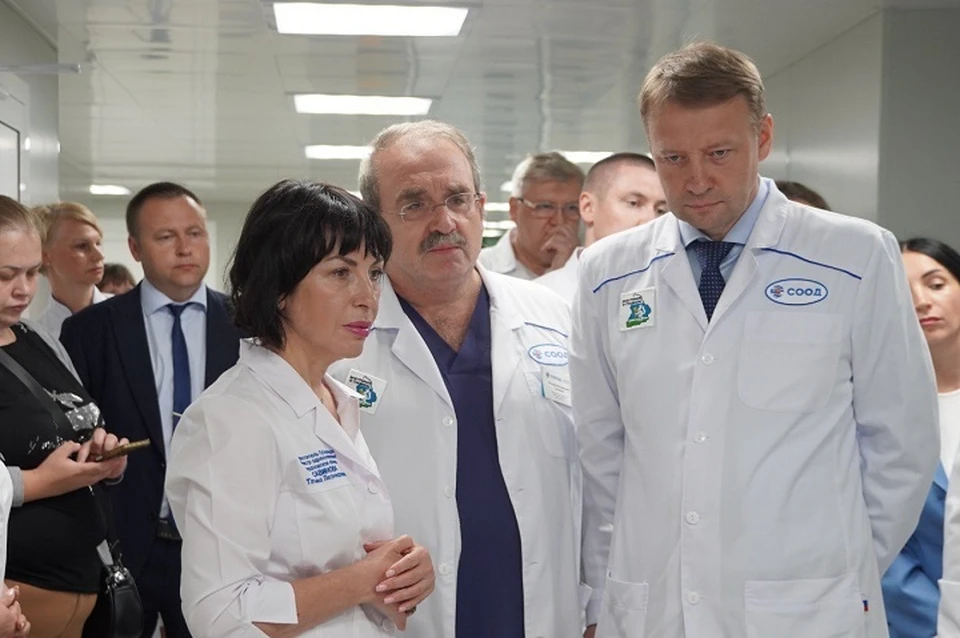 Глава свердловского Минздрава открывала новое отделение. Фото: Департамент информационной политики Свердловской области